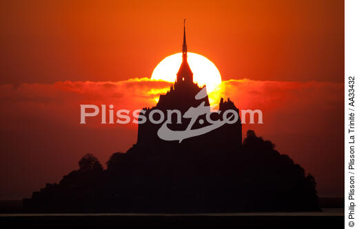 Mont-Saint-Michel - © Philip Plisson / Plisson La Trinité / AA33432 - Nos reportages photos - Manche [La]