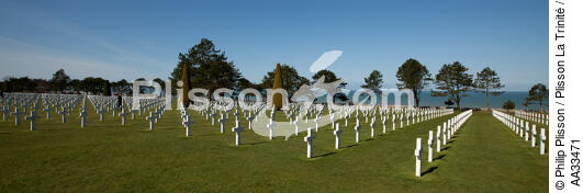 American cemetery, Omaha beach - © Philip Plisson / Plisson La Trinité / AA33471 - Photo Galleries - Calvados