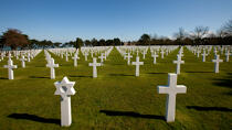 American cemetery, Omaha beach © Philip Plisson / Pêcheur d’Images / AA33473 - Photo Galleries - Calvados