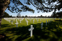American cemetery, Omaha beach © Philip Plisson / Pêcheur d’Images / AA33475 - Photo Galleries - Calvados