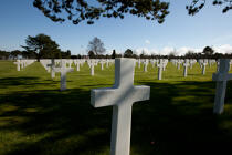 American cemetery, Omaha beach © Philip Plisson / Pêcheur d’Images / AA33476 - Photo Galleries - Calvados