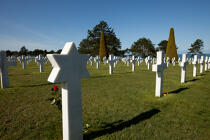 American cemetery, Omaha beach © Philip Plisson / Pêcheur d’Images / AA33477 - Photo Galleries - Calvados
