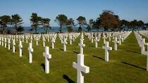 American cemetery, Omaha beach © Philip Plisson / Plisson La Trinité / AA33478 - Photo Galleries - Omaha Beach