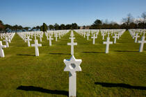 American cemetery, Omaha beach © Philip Plisson / Pêcheur d’Images / AA33480 - Photo Galleries - Calvados