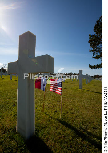 American cemetery, Omaha beach - © Philip Plisson / Plisson La Trinité / AA33481 - Photo Galleries - Site of Interest [14]