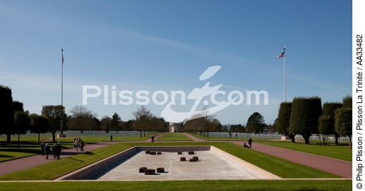 American cemetery, Omaha beach - © Philip Plisson / Plisson La Trinité / AA33482 - Photo Galleries - Cemetery