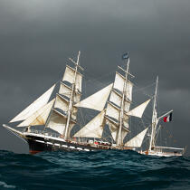 Belem tall ship © Philip Plisson / Plisson La Trinité / AA33509 - Photo Galleries - Three masts