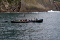 Pasajes chanel © Philip Plisson / Plisson La Trinité / AA33573 - Photo Galleries - Rowing boat