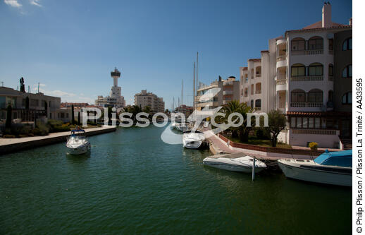 Marina de Empuriabrava - © Philip Plisson / Plisson La Trinité / AA33595 - Nos reportages photos - Catalogne
