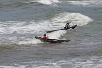 Andevorento, Est coast © Philip Plisson / Plisson La Trinité / AA33693 - Photo Galleries - Rowing boat
