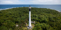 L'île aux prunes island, Est coast © Philip Plisson / Plisson La Trinité / AA33737 - Photo Galleries - Lighthouse