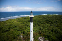 L'île aux prunes island, Est coast © Philip Plisson / Plisson La Trinité / AA33739 - Photo Galleries - Lighthouse