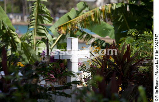 Sainte-Marie island - © Philip Plisson / Plisson La Trinité / AA33797 - Photo Galleries - Cemetery