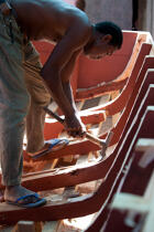 Diégo-Suarez © Philip Plisson / Plisson La Trinité / AA34073 - Nos reportages photos - Construction navale