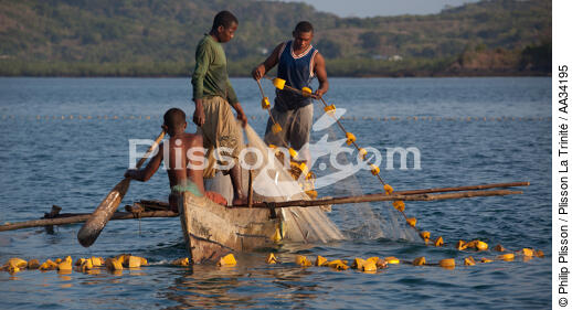 Nosy-Be - © Philip Plisson / Plisson La Trinité / AA34195 - Photo Galleries - Fishing nets