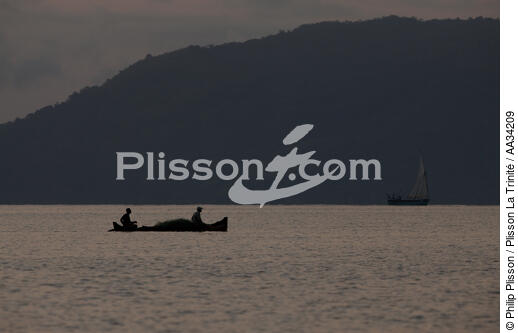 Nosy-Be - © Philip Plisson / Plisson La Trinité / AA34209 - Photo Galleries - Fishing nets