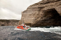 Bonifacio life boat © Philip Plisson / Plisson La Trinité / AA34411 - Photo Galleries - Bonifacio