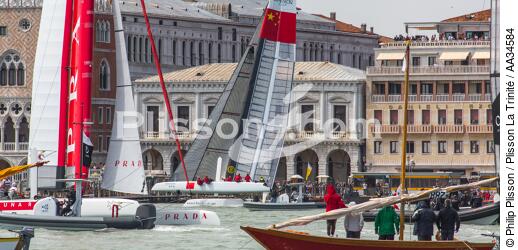 AC World Series à Venise du 12 au 20 mai 2012 - © Philip Plisson / Plisson La Trinité / AA34584 - Nos reportages photos - Catamaran de sport