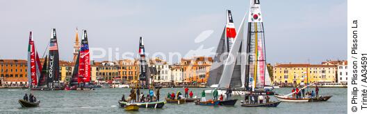 AC World Series à Venise du 12 au 20 mai 2012 - © Philip Plisson / Plisson La Trinité / AA34591 - Nos reportages photos - Catamaran de sport
