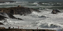 La côte sauvage de Quiberon © Philip Plisson / Plisson La Trinité / AA35006 - Nos reportages photos - Mer agitée
