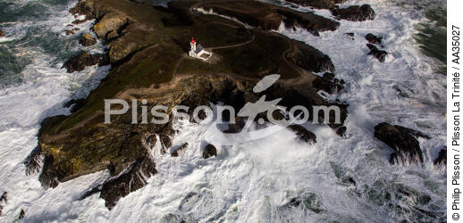 Pointe des Poulains, Belle-île - © Philip Plisson / Plisson La Trinité / AA35027 - Photo Galleries - Storm at sea