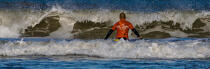 The lifeguards on the beach in Gironde © Philip Plisson / Plisson La Trinité / AA35051 - Photo Galleries - Lifeboat society