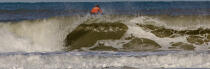 Les nageurs-sauveteurs sur une plage en Gironde © Philip Plisson / Plisson La Trinité / AA35060 - Nos reportages photos - Les nageurs-sauveteurs des côtes françaises