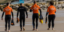 Les nageurs-sauveteurs sur une plage en Gironde © Philip Plisson / Plisson La Trinité / AA35069 - Nos reportages photos - Personnage