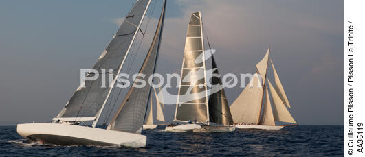 Ciao Gianni, Tuiga and Hydroptère - © Guillaume Plisson / Plisson La Trinité / AA35119 - Photo Galleries - Ocean racing trimaran