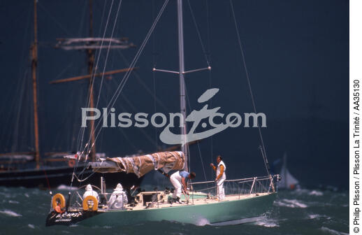 Coup de vent sur les régates de Cowes Week - © Philip Plisson / Plisson La Trinité / AA35130 - Nos reportages photos - Mer