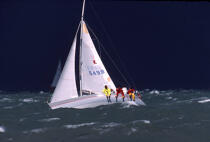 Gale on the Cowes Week regatta © Philip Plisson / Plisson La Trinité / AA35137 - Photo Galleries - Rough seas