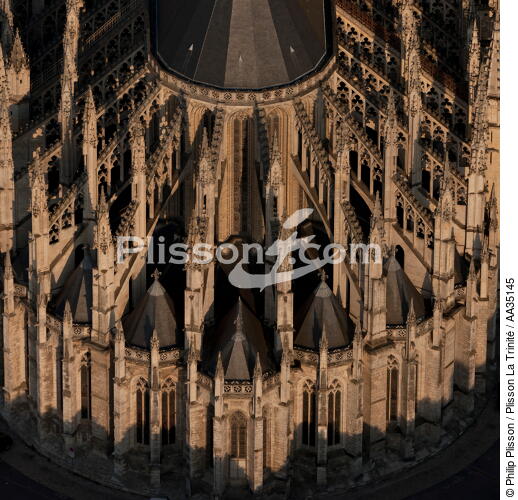 Orléans view of the sky - © Philip Plisson / Plisson La Trinité / AA35145 - Photo Galleries - Cathedral