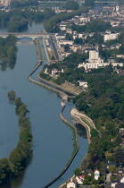 Le Loiret vue du ciel © Philip Plisson / Plisson La Trinité / AA35162 - Nos reportages photos - Vertical