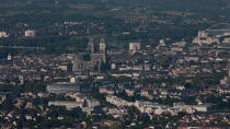 Orléans vue du ciel © Philip Plisson / Plisson La Trinité / AA35164 - Nos reportages photos - Construction