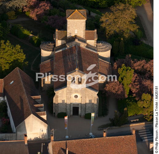 Le Loiret vue du ciel - © Philip Plisson / Plisson La Trinité / AA35181 - Nos reportages photos - Monument religieux
