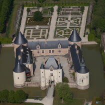 Le château de Chamerolles © Philip Plisson / Plisson La Trinité / AA35220 - Nos reportages photos - Loiret
