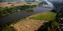 Le Loiret vue du ciel © Philip Plisson / Plisson La Trinité / AA35247 - Nos reportages photos - Hydrologie