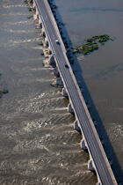 Le Loiret vue du ciel © Philip Plisson / Plisson La Trinité / AA35250 - Nos reportages photos - Hydrologie