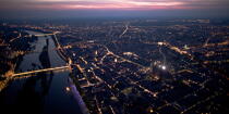 Orléans vue du ciel © Philip Plisson / Pêcheur d’Images / AA35258 - Nos reportages photos - Moment de la journée