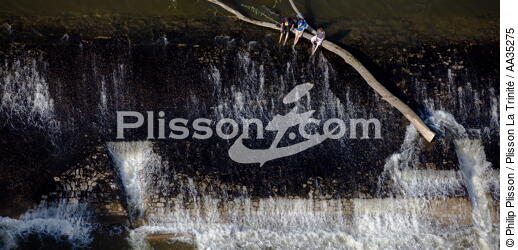 Le Loiret vue du ciel - © Philip Plisson / Plisson La Trinité / AA35275 - Nos reportages photos - Fleuve