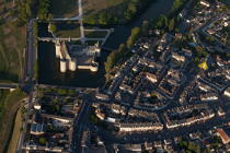 Le château de Sully-sur-Loire © Philip Plisson / Plisson La Trinité / AA35279 - Nos reportages photos - Le Loiret vue du ciel