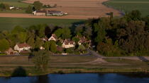 Le Loiret vue du ciel © Philip Plisson / Plisson La Trinité / AA35282 - Nos reportages photos - Centre