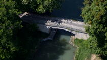 Le Loiret vue du ciel © Philip Plisson / Plisson La Trinité / AA35295 - Nos reportages photos - Hydrologie