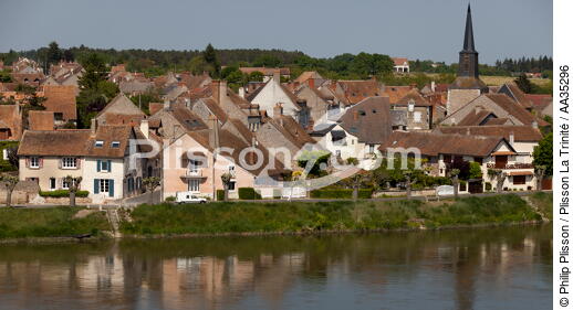 Le Loiret vue du ciel - © Philip Plisson / Plisson La Trinité / AA35296 - Nos reportages photos - Hydrologie