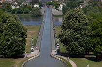 Briare canal bridge © Philip Plisson / Plisson La Trinité / AA35297 - Photo Galleries - Le Loiret vue du ciel