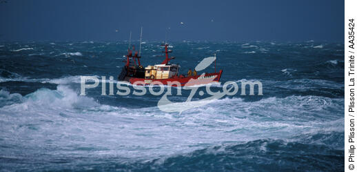 Inshore fishing - © Philip Plisson / Plisson La Trinité / AA35424 - Photo Galleries - Sea