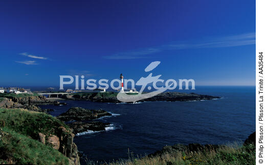 Buchan ness lighthouse in Scotland - © Philip Plisson / Plisson La Trinité / AA35484 - Photo Galleries - Buchan Ness lighthouse