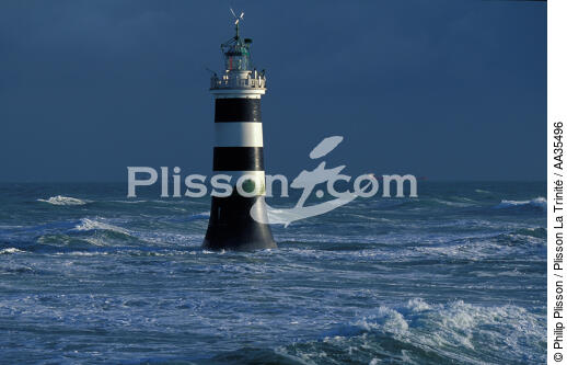 Le phare de la Banche - © Philip Plisson / Plisson La Trinité / AA35496 - Nos reportages photos - Phares France