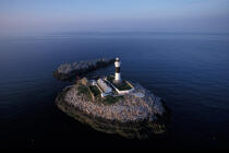 Le phare de Rockabill en Irlande © Philip Plisson / Plisson La Trinité / AA35506 - Nos reportages photos - Rockabill [Phare de]