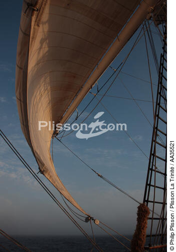 Aboard the Belem - © Philip Plisson / Plisson La Trinité / AA35521 - Photo Galleries - Three-masted ship